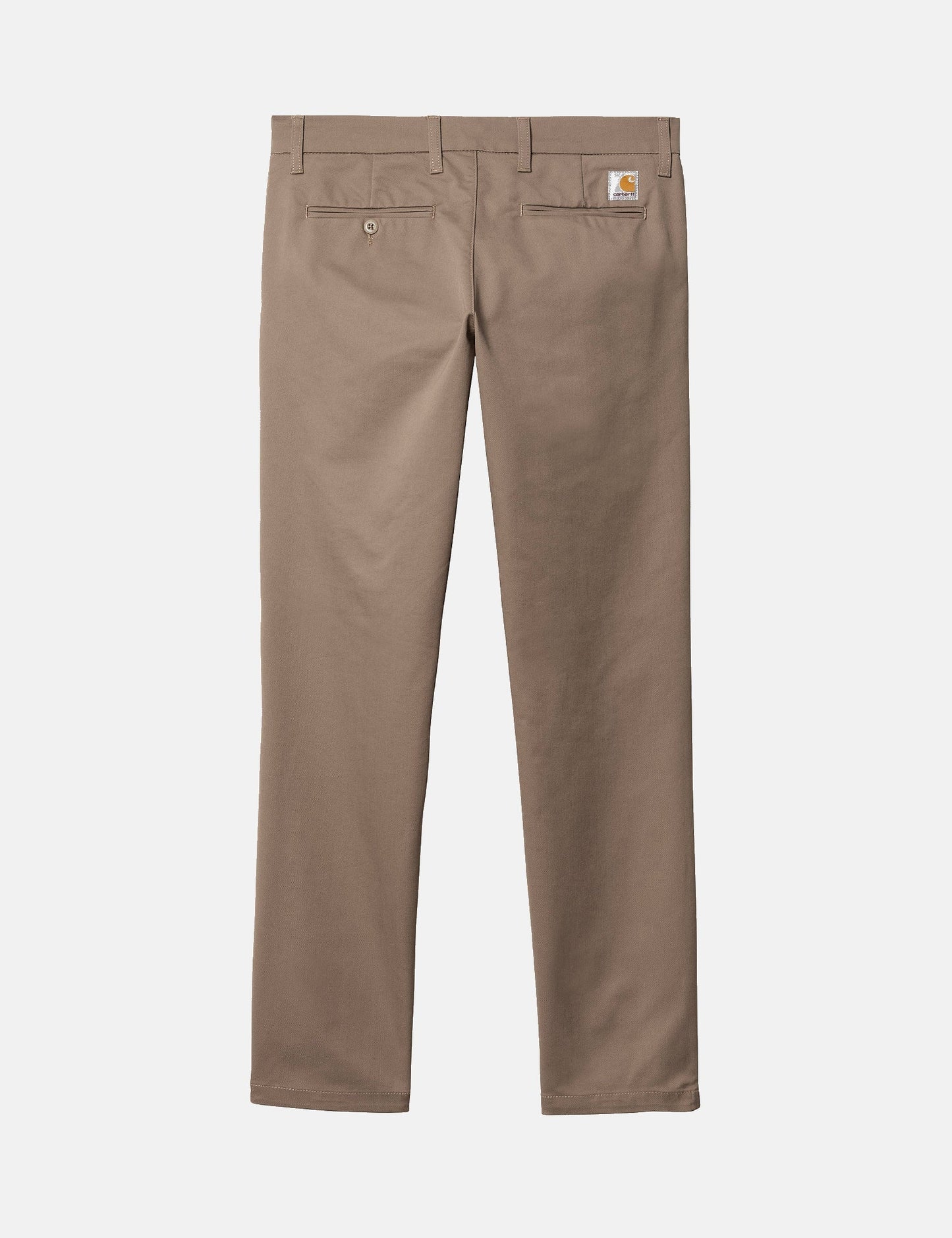 Sid Pant Chino Trousers - Branch Brown Rinsed