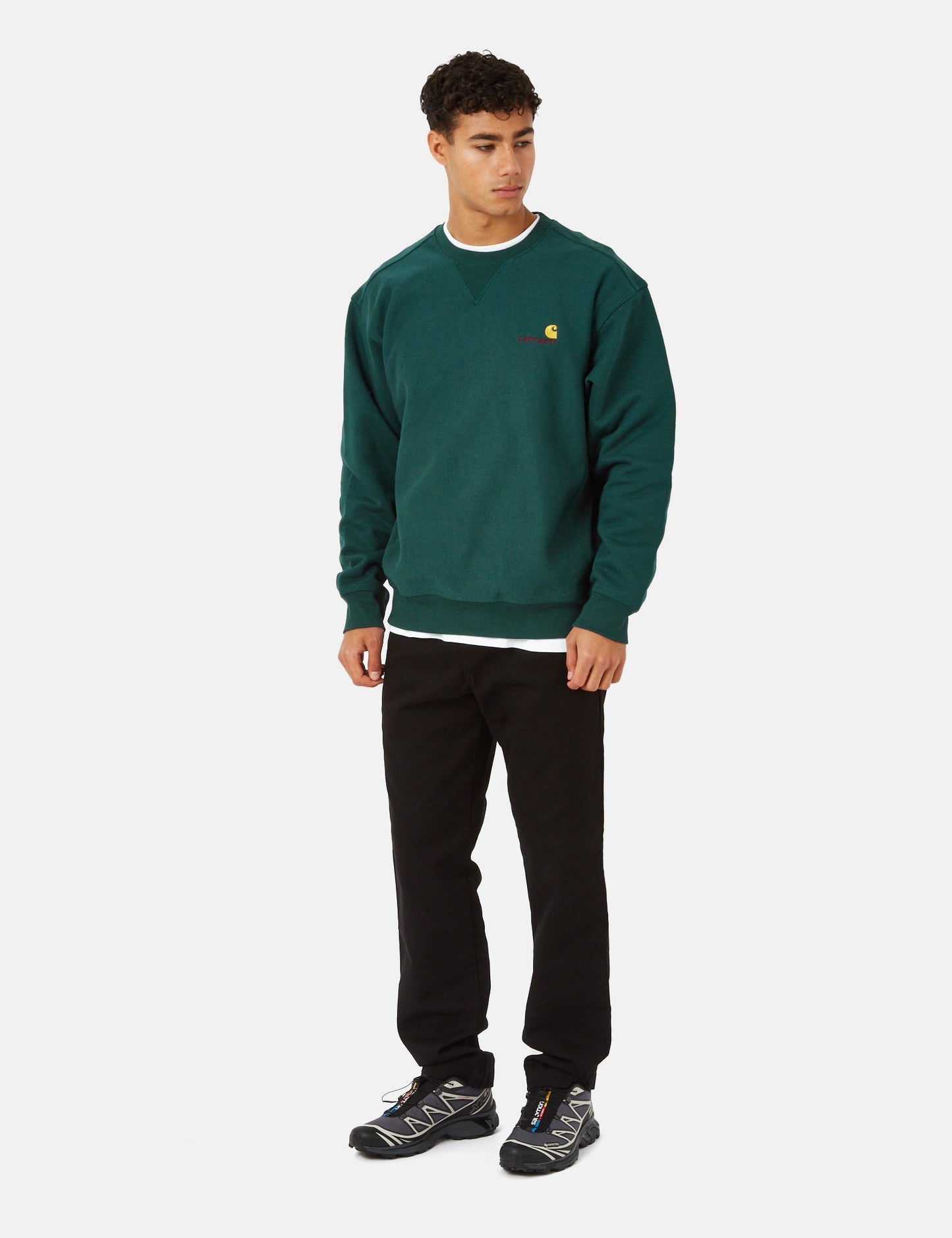 American Script Sweatshirt - Botanic Green