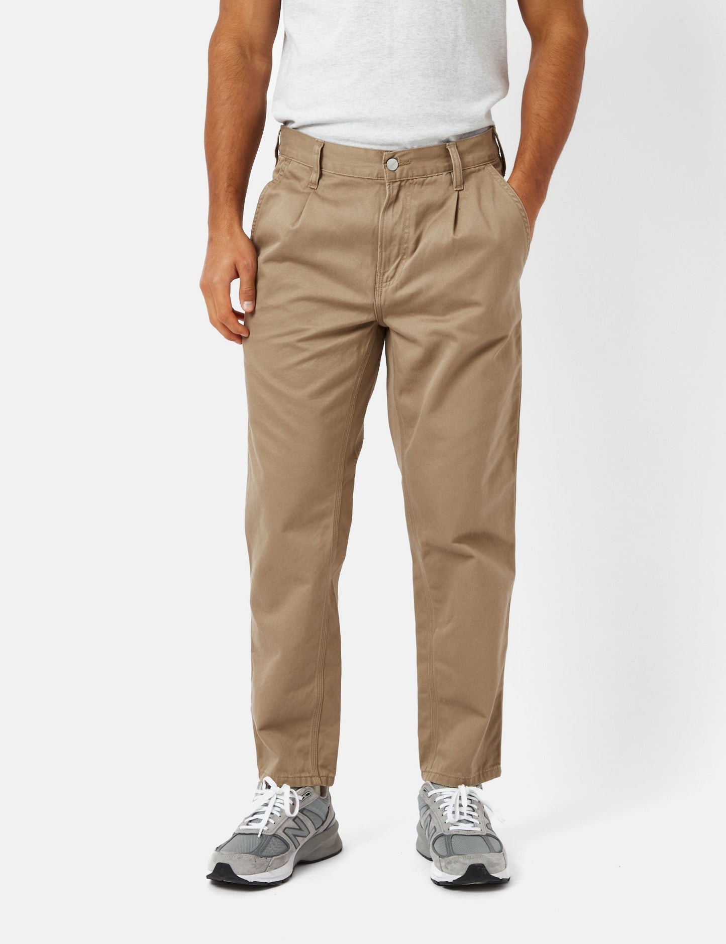 Abbott Pant (Regular Tapered) - Leather Beige