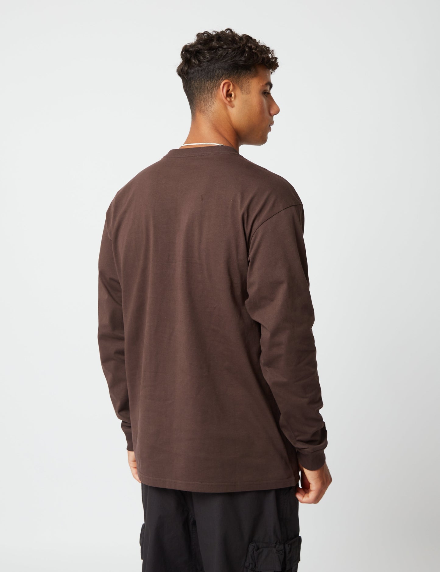 Chase Long Sleeve T-Shirt - Dark Umber Brown