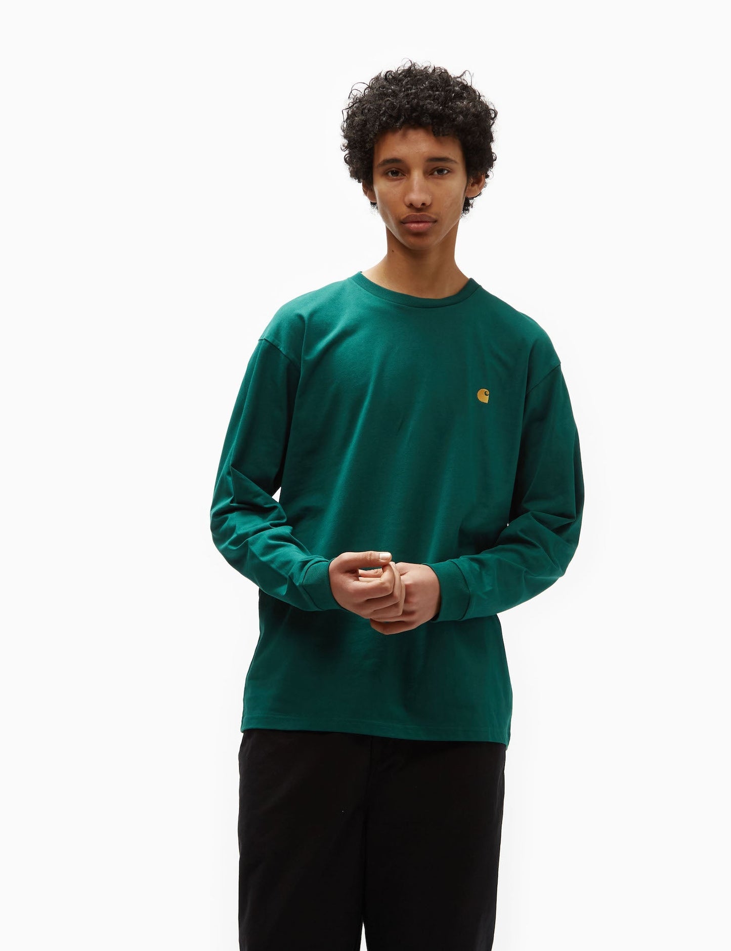 Long Sleeve Chase T-Shirt (Loose) - Chervil Green