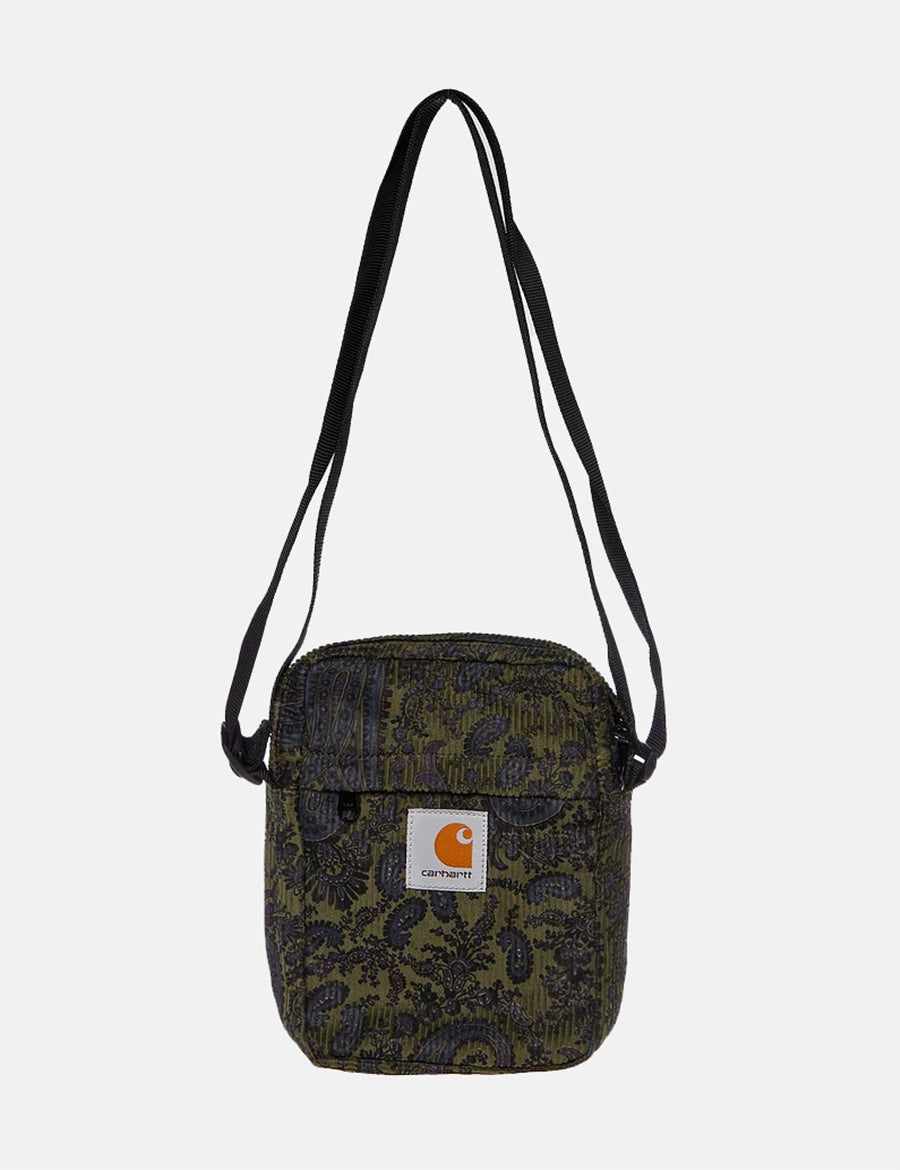 Flint Shoulder Bag (Paisley Print) - Plant Green