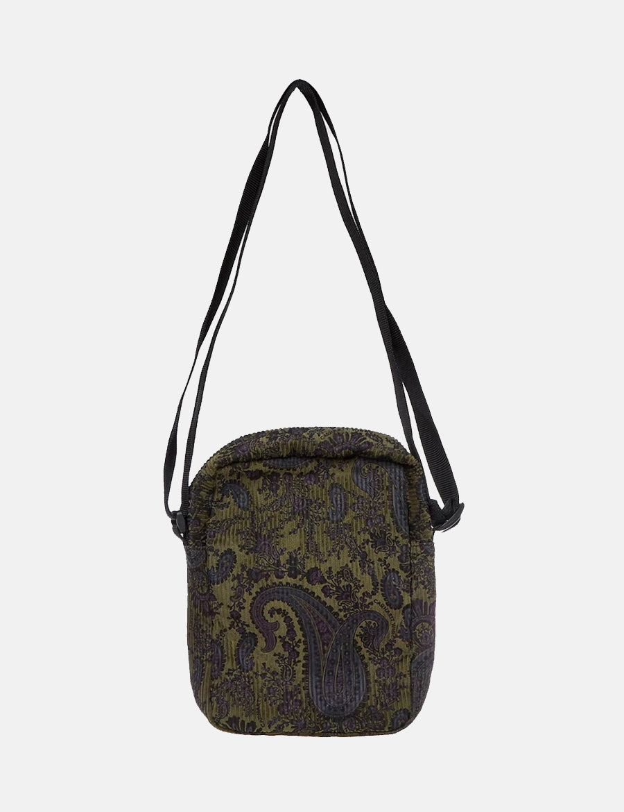 Flint Shoulder Bag (Paisley Print) - Plant Green