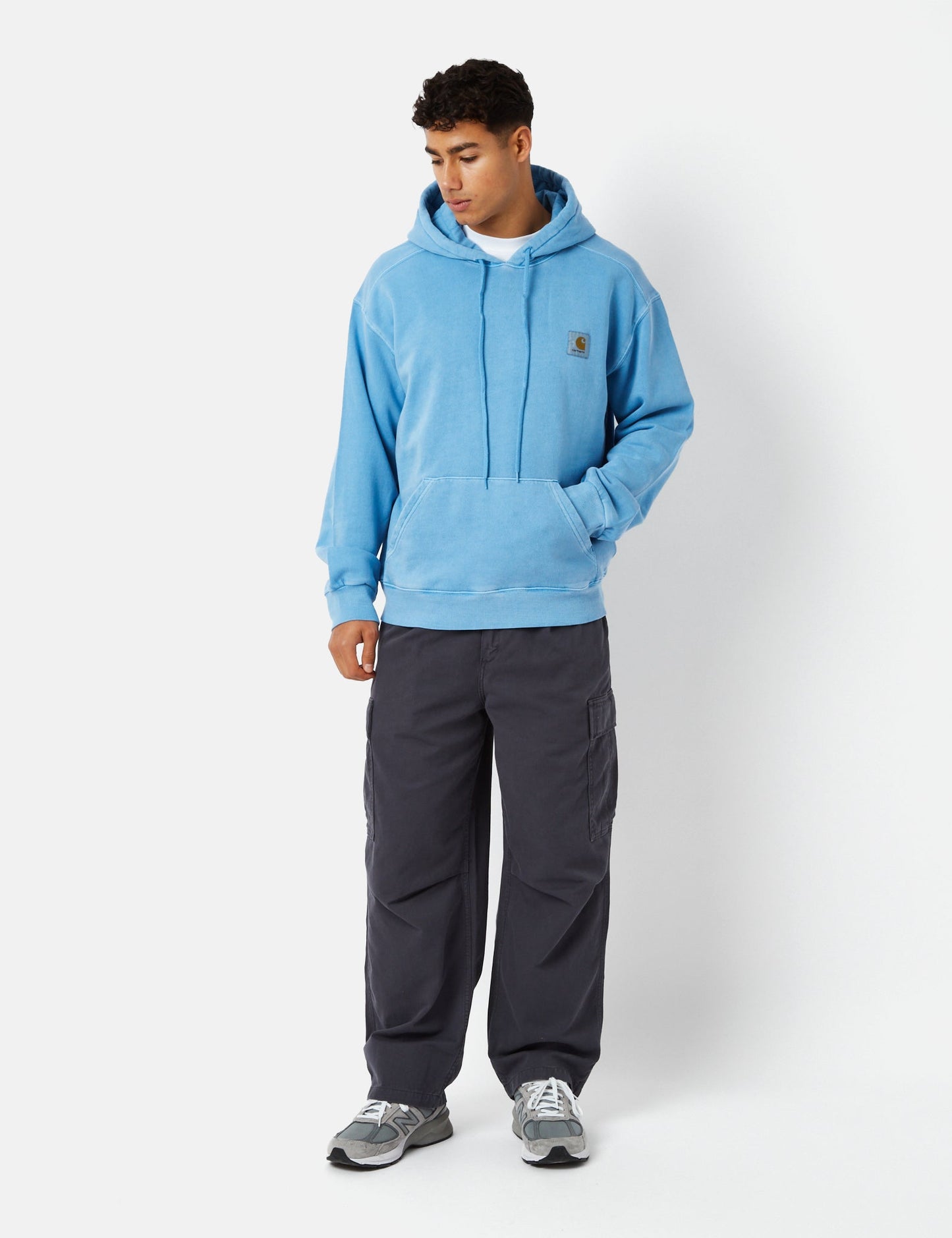 Nelson Hooded Sweatshirt - Piscine Blue