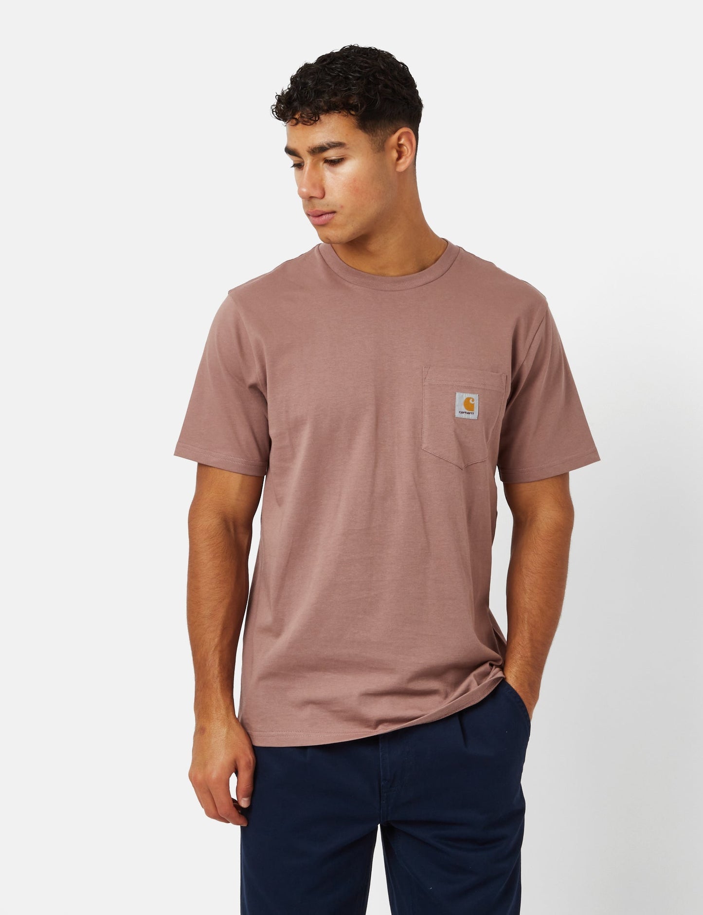 Pocket T-Shirt (Regular) - Lupinus Red Heather