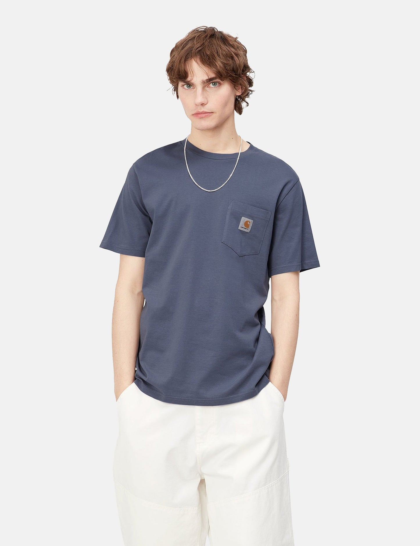 Pocket T-Shirt (Regular) - Piscine Blue Heather