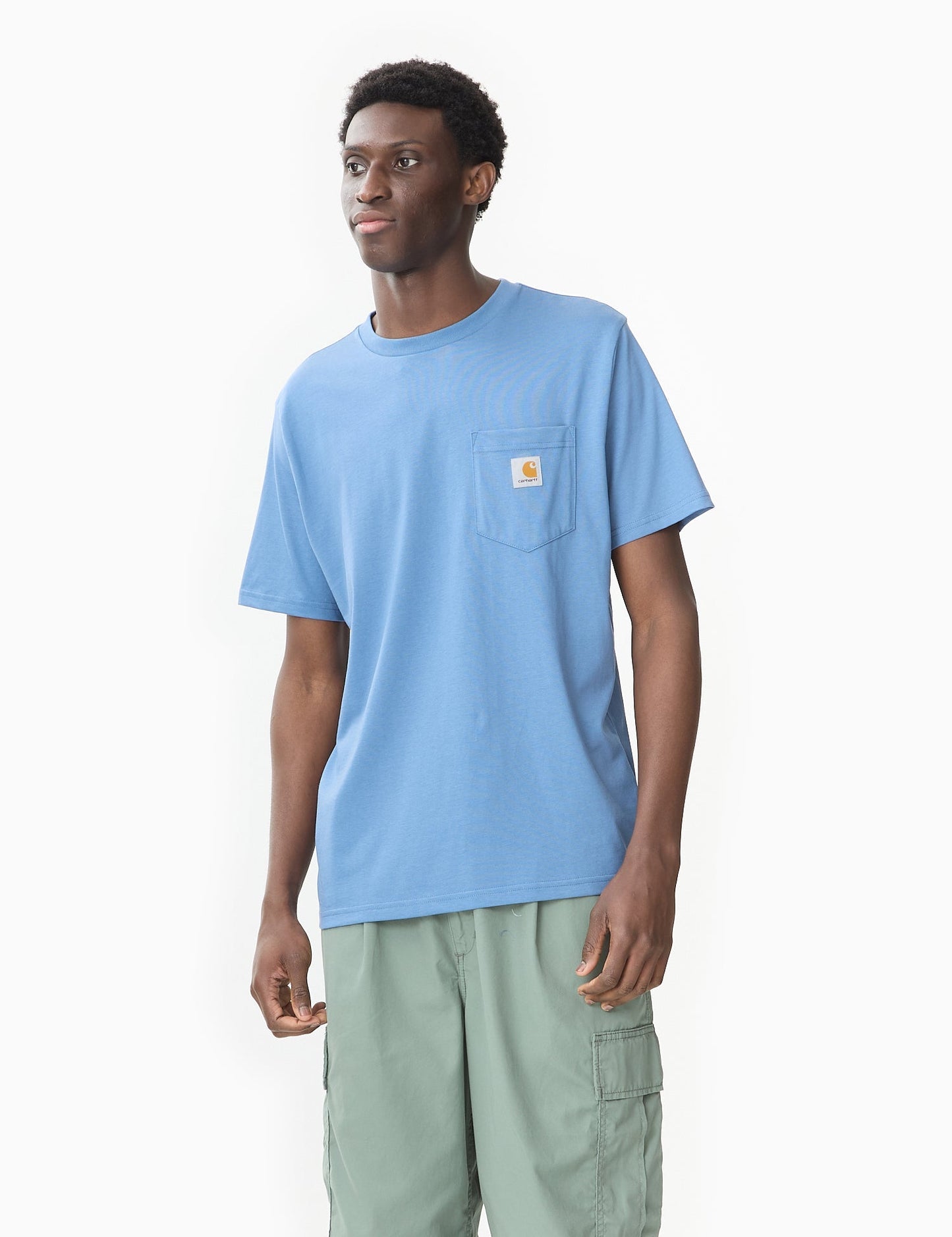 Pocket T-Shirt (Regular) - Piscine Blue Heather