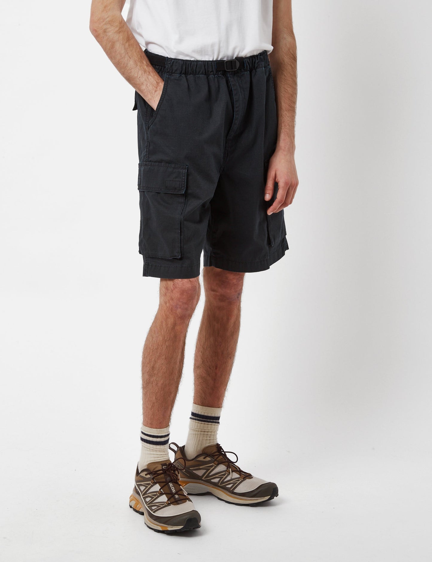 Wynton Shorts (Ripstop) - Black/Amalfi Blue