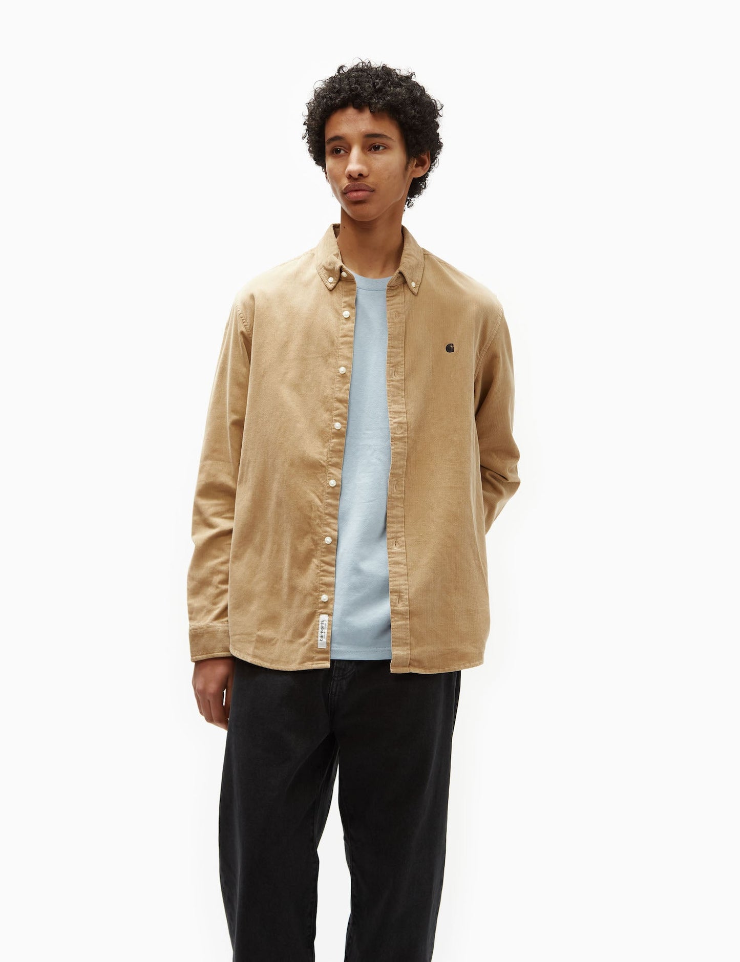 Madison Fine Cord Shirt (Regular) - Sorrent Blue