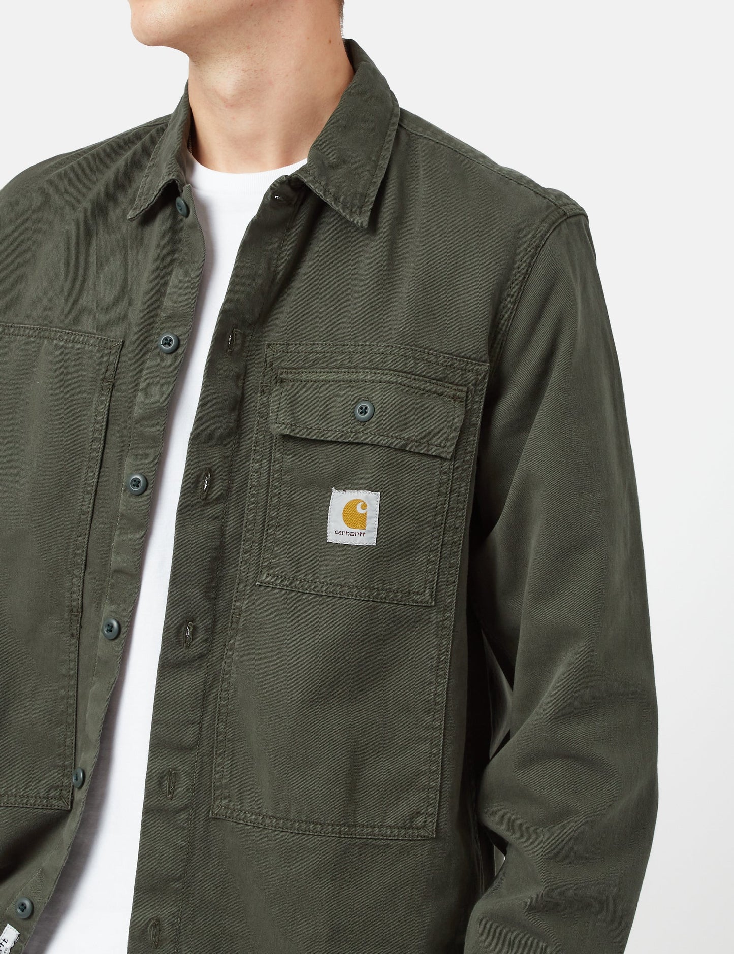 Charter Long Sleeve Shirt - Boxwood Green