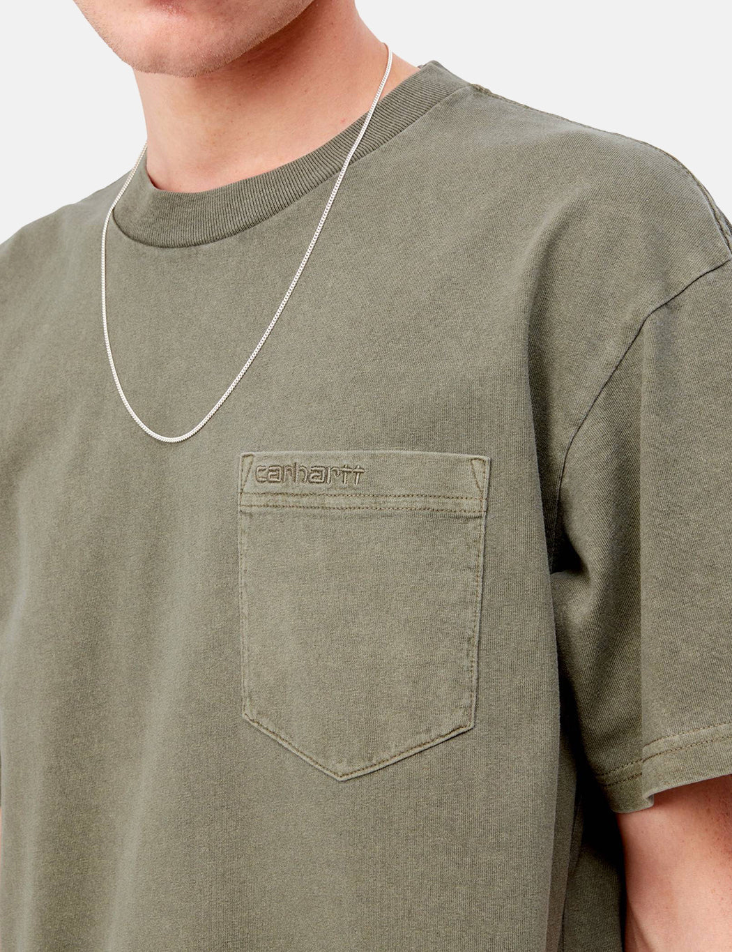 Duster Pocket T-Shirt - Seaweed Green