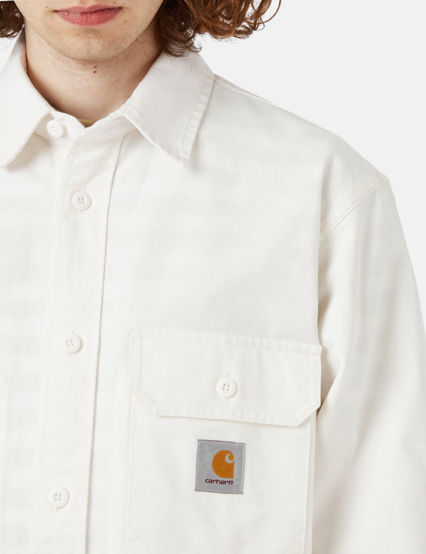 Reno Shirt Jacket (Garment Dyed) - Off - White