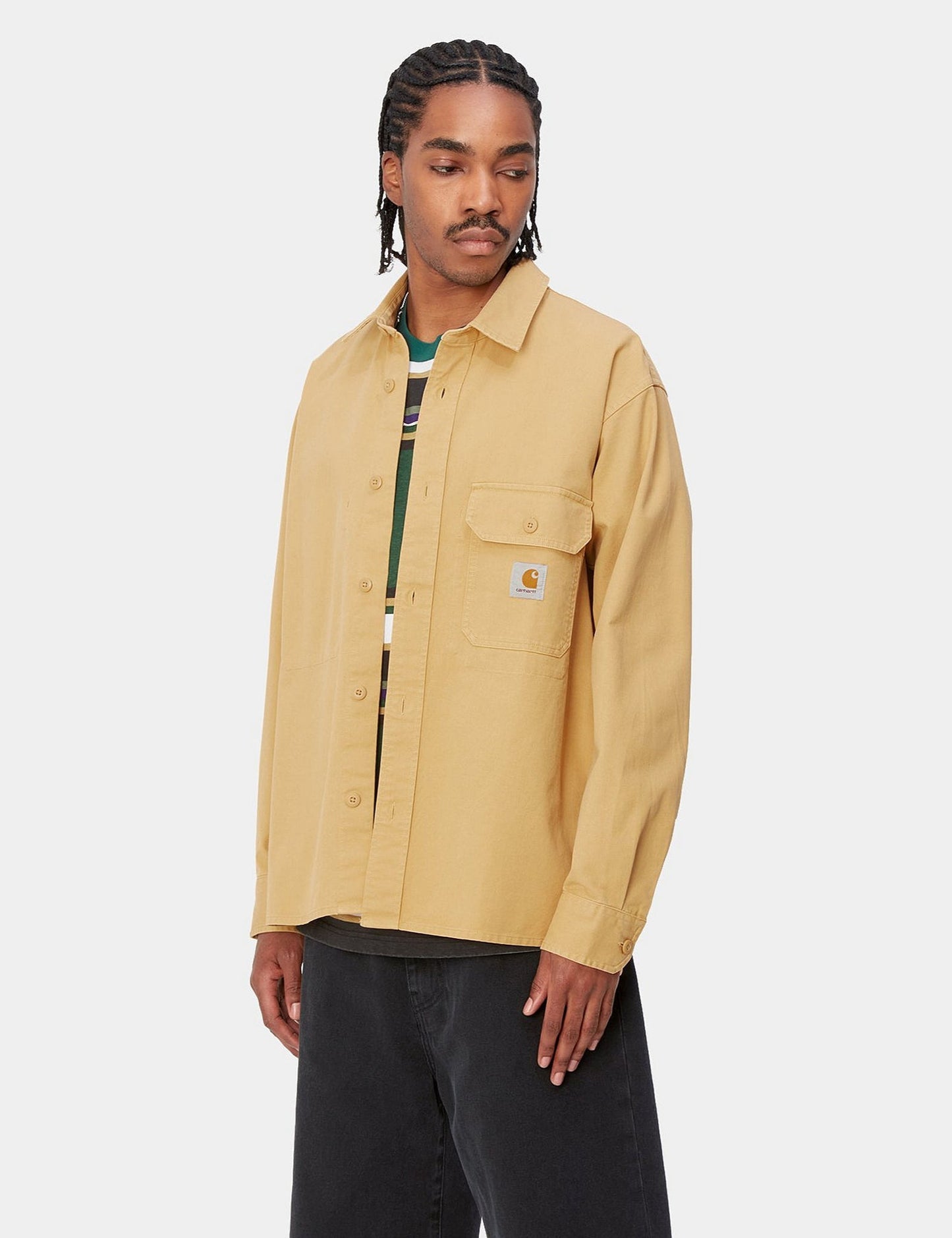 Reno Over Shirt - Park Green Garment Dyed