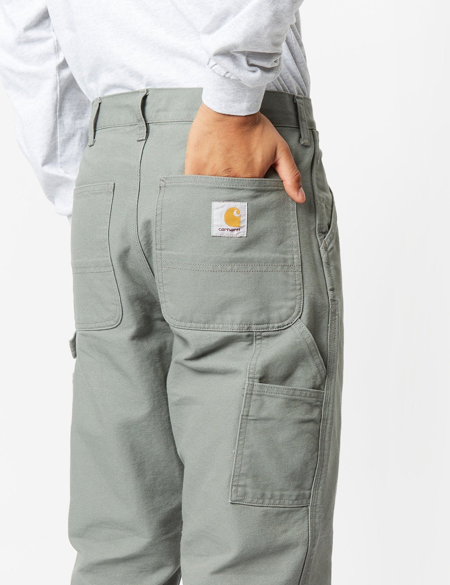 Single Knee Pant - Smoke Green