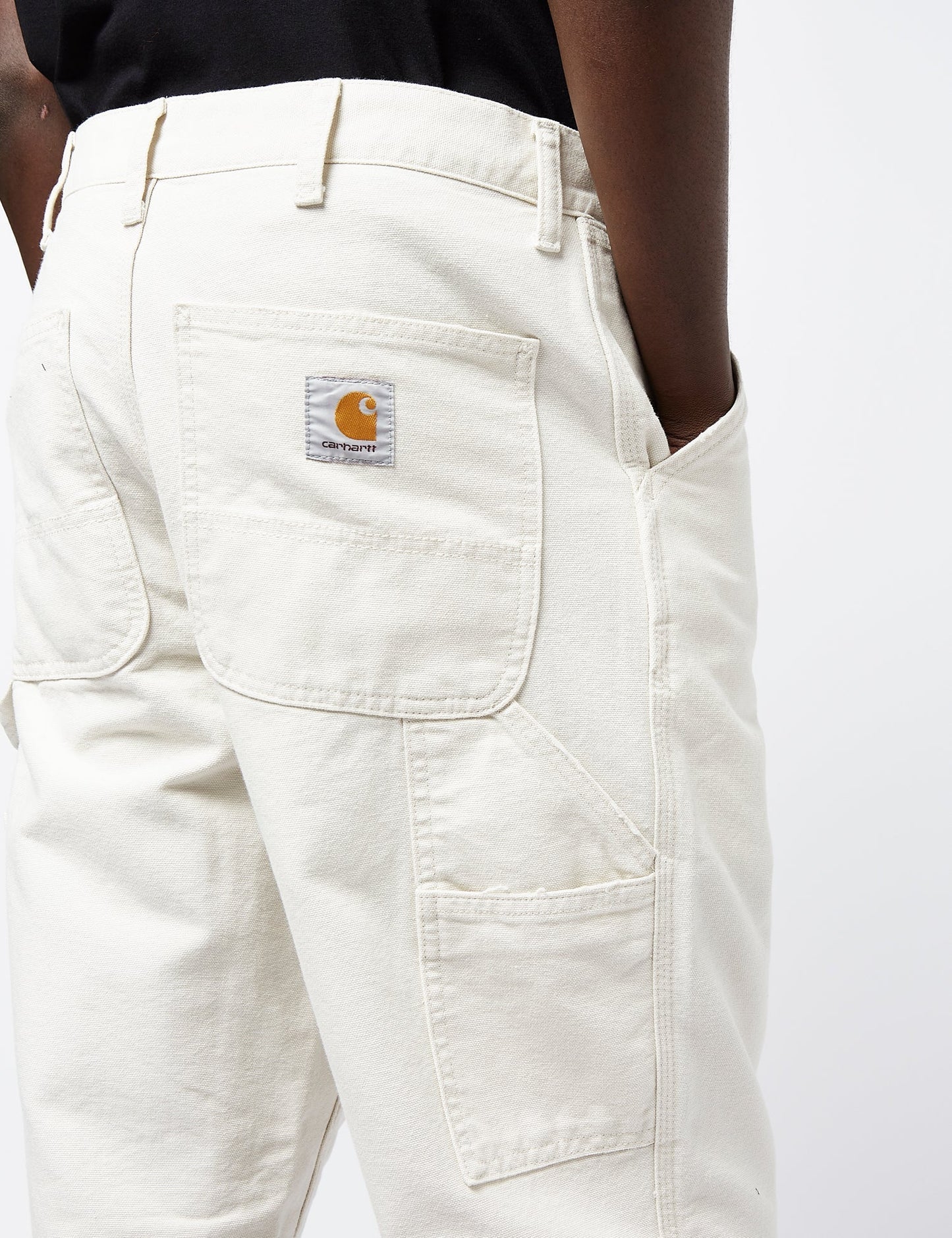 Single Knee Pant (Organic) - Salt White