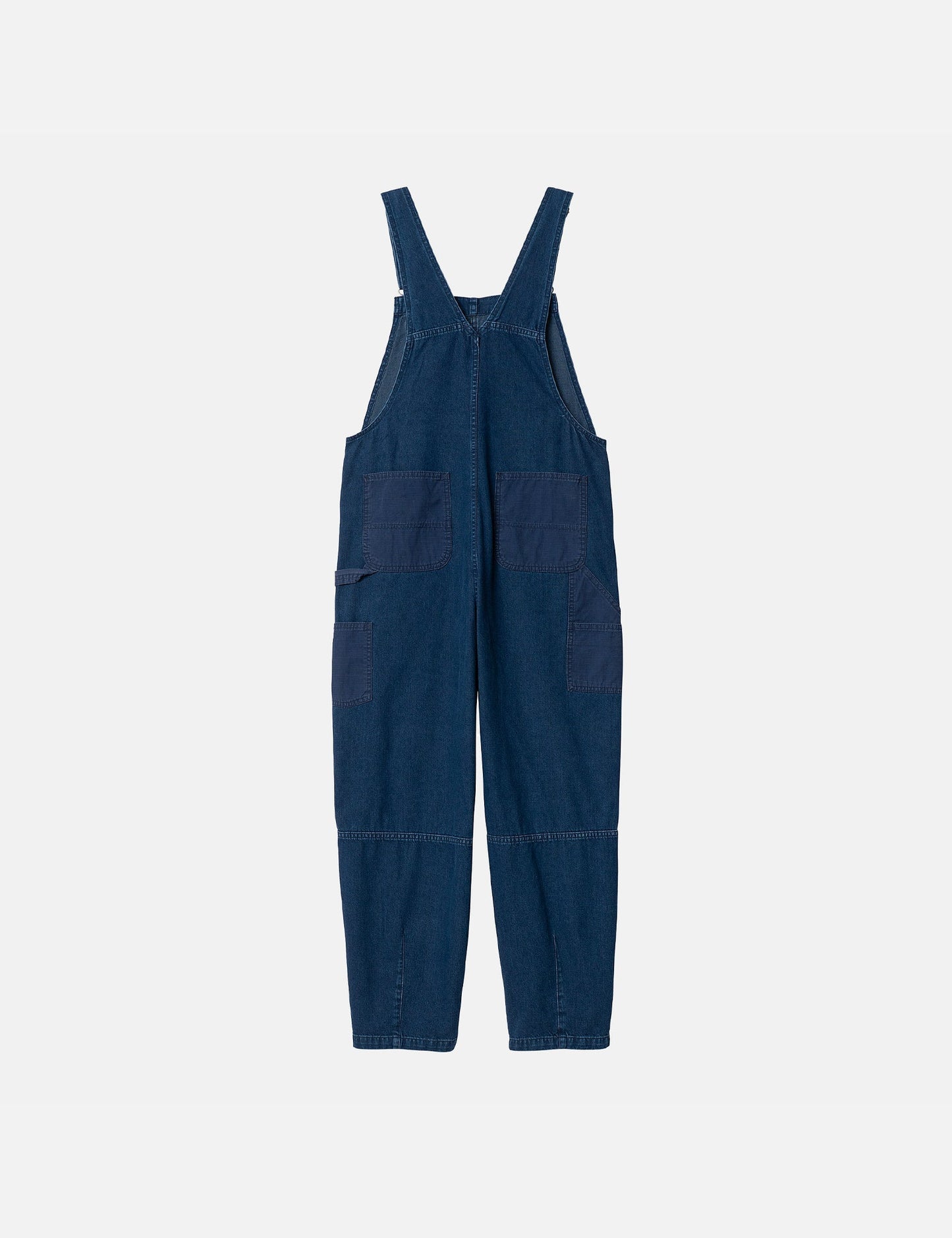 Womens Alma Bib Denim Overall (Loose) - Blue Stone Washed