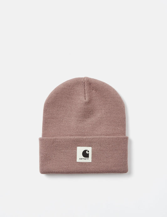 Ashley Beanie Hat - Lupinus Red