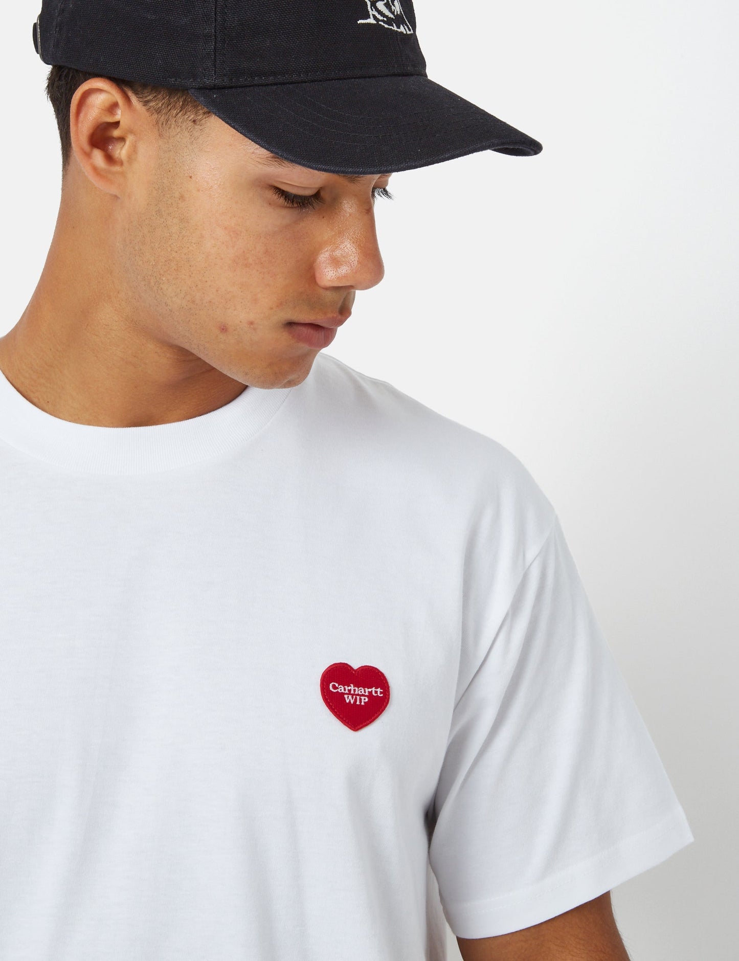 Double Heart T-Shirt (Organic) - White