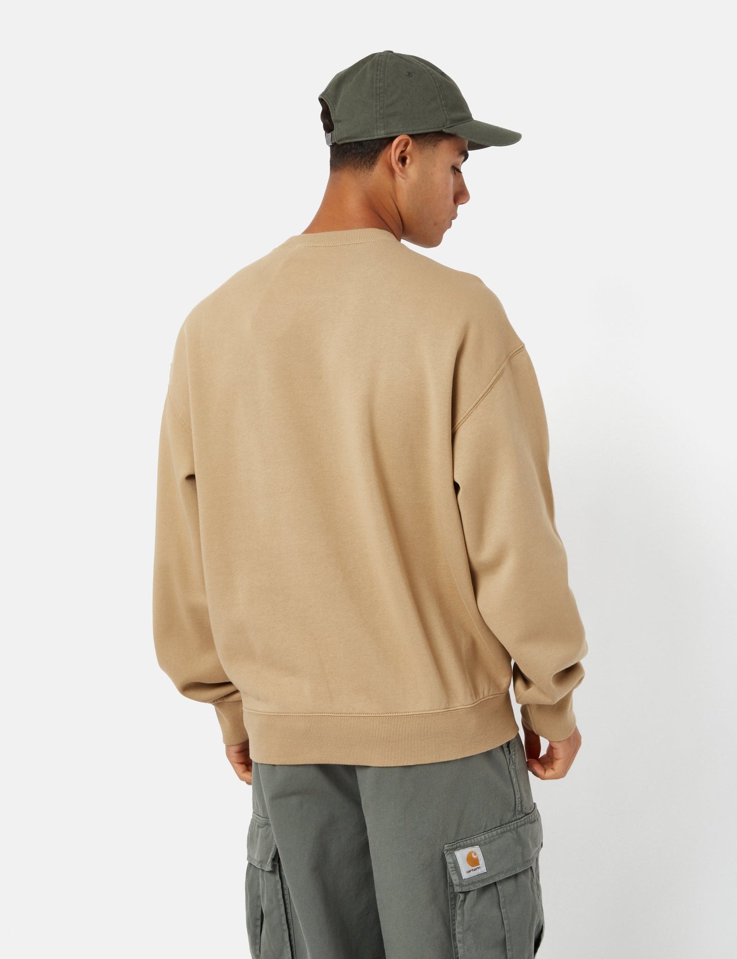 Heart Patch Sweatshirt - Dusty Hamilton Brown