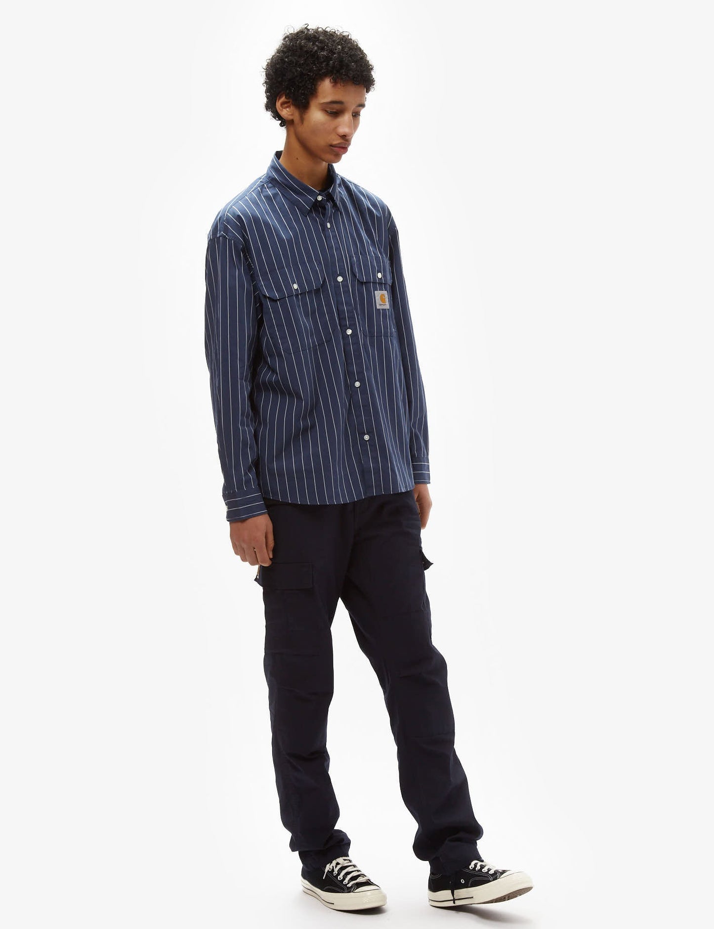 Orlean Stripe Shirt - Blue