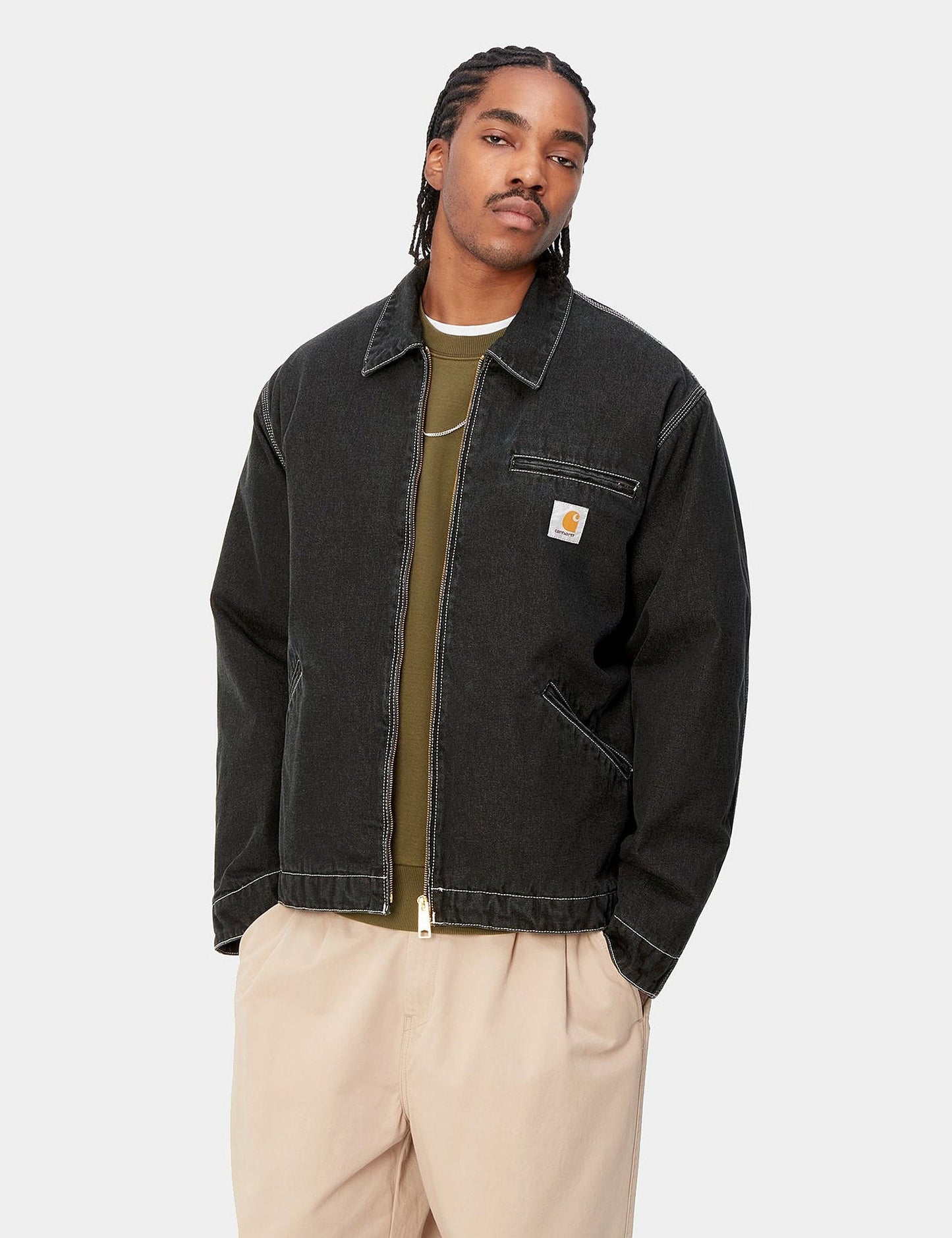 OG Detroit Jacket (Norco Denim) - Black Stone washed