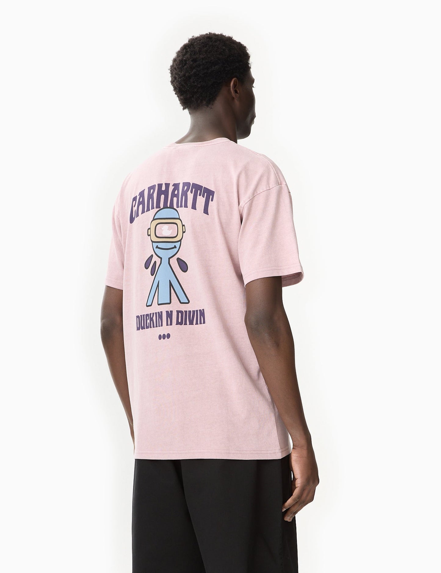 Duckin' T-Shirt (Loose) - Glassy Pink