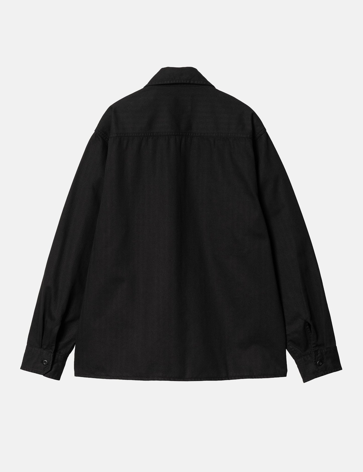 Rainer Over Shirt - Black Garment Dyed